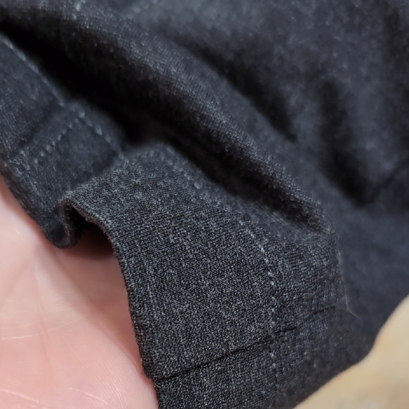 Anne Klein | Charcoal Grey Thick Cropped Leggings Viscose Blend Size L - Picture 15 of 15